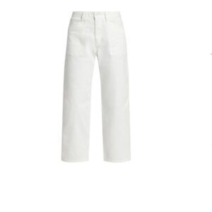 Moussy Vintage White Wide Leg Jeans